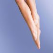 Silky's Smooth Knit Footsies 4 Pair Pack - Natural (One Size)
