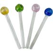 Glass Oil (burner) Pipe Football Design -  Assorted (12cm)