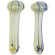 Glass Spoon Hand Pipe - Assorted Colour & Designs (6.5 cm)