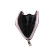 Wholesale Ladies Glitter Fabric Zip Round Purse - Assorted Colours 