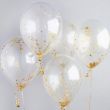 Gold Confetti Balloons (Pack of 5)