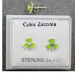Sterling Silver Clover Design Earrings