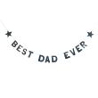 Best Dad Ever Banner in Navy Colour 2.5m 