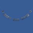 Best Dad Ever Banner in Navy Colour 2.5m 