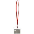 ID Wallet With Lanyard - Red 