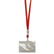 ID Wallet With Lanyard - Red 