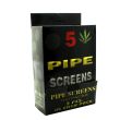 Standard Size Pipe Screens - Silver Colour