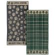 Jacquard Dog Towels Muddy Paws Design (60x125cm) - Assorted 