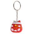 Maneki Neko Lucky Cat 3D PVC Keyring 