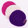 Girls Knitted Beret Hat - Assorted Colours