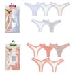 Ladies High Leg Brazilian Briefs (Pack of 5) - Assorted 