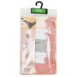 Ladies High Leg Brazilian Briefs (Pack of 5) - Assorted 