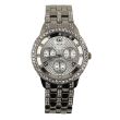 Wholesale NY London Crystal Bezel Metal Bracelet Watch For Men- Silver