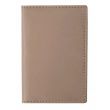 Leather Bus Pass Credit Card Holder RFID Blocking - Taupe 