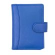 Leather Credit Card Holder RFID Protected - Cornflower Blue 