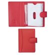 Leather Credit Card Holder RFID Protected - Red