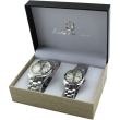 Luis Cardini His & Her Watch Gift Set (2522) - Silver 