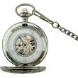 Mechanical Pocket Watch - Silver(2)