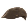 Men's Cord Flat Caps With H Metal Initial