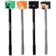Minecraft Fine Tip Pen - 18cm - Alex, Steve, Creeper and Enderman Assortment