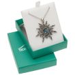 Natural Paua Shell Sunburst Pendant Necklace
