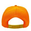 Plain Snapback Cap - Orange