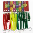 Plastic Spiral Coiled Key Rings - Assorted 12 cm