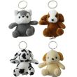 Plush Animal Keyrings Dog Deisgn 