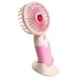 Portable USB Rechargeable Handheld & Desktop Mini Fan - Assorted Colours & Designs - 15.5cm