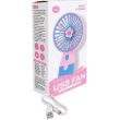 Portable USB Rechargeable Handheld & Desktop Mini Fan - Assorted Colours & Designs - 15.5cm