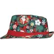 Printed Christmas Gangster Hat Jolly Santa Design