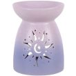 Purple Sun Cut Out Ceramic Oil Burner - 13cm