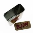 RAW Classic Metal Sliding Top Storage Tin - 9.5 x 6 x 2.5cm