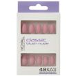 Royal Cosmetics 48 Glue-On Nails - Classic Blush Nude