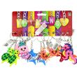 Sea life Theme Silicon Keyrings (5cm) - Assorted Designs