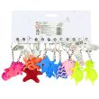 Sea life Theme Silicon Keyrings (5cm) - Assorted Designs