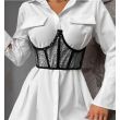 Sequins & Lace Underbust Corset