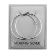 Silver Hoop Earrings - 20mm