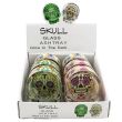 Wholesale Skull Glass Glow In The Dark Ashtray - Assorted 