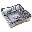Square Natural-type Glass Ashtray - Clear (10cm)