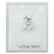 Sterling Silver Cubic Zirconia Star Pendant Necklace (10mm)