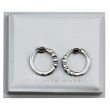 Sterling Silver Turquoise Huggie Hoop Earring