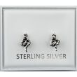 Sterling Silver Snake Design Ear Studs 5mm