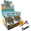 The Smoke Island Metal Pipe With Silver Screens Aztec Designs - Assorted (7cm)