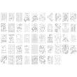 Unicorn Colouring Book with 24 Double-Sided Pages