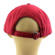 Adults 6 Panel Adjustable Metal Buckle Baseball Cap - Rust 