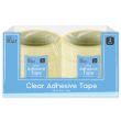 Clear Packing Tape 23mm x 25m - Pack of 3
