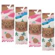 Ladies Panda Stick Bamboo Socks Floral Design (3 Pack) - Assorted