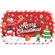 Festive Christmas Scene Serving Tray