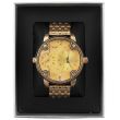 Wholesale Men's NY London Large Watch With Silver Bracelet - Rose Gold